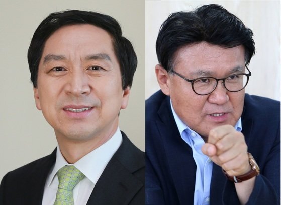 청와대 하명 수사 개입 의혹을 놓고 진실 공방을 벌이는 김기현 전 울산시장과 황운하 전 울산경찰청장.