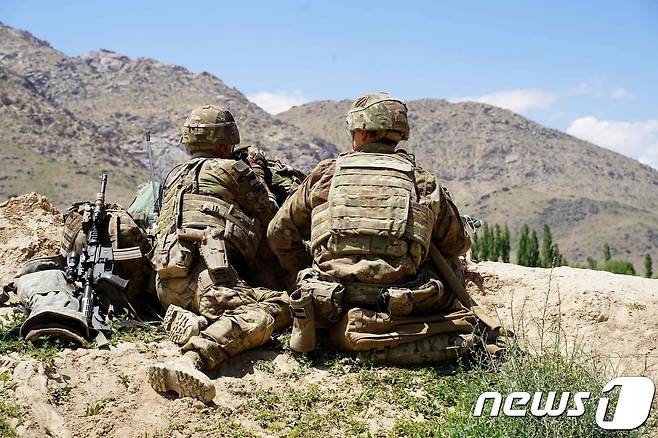 2019년 6월 촬영한 아프가니스탄 주둔 미군 병력 모습.(자료사진) © AFP=뉴스1