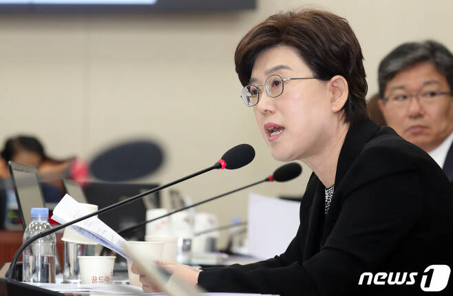 최연혜 자유한국당 의원. 2019.10.15/뉴스1 © News1 김명섭 기자