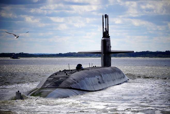트라이던트 II 잠수함발사탄도미사일을 탑재한 오하이오급 전략원잠은 1995년에 개봉된 영화 ‘크림슨 타이트’에서 영화 속의 배경으로 등장하기도 했다.(사진=미 해군)