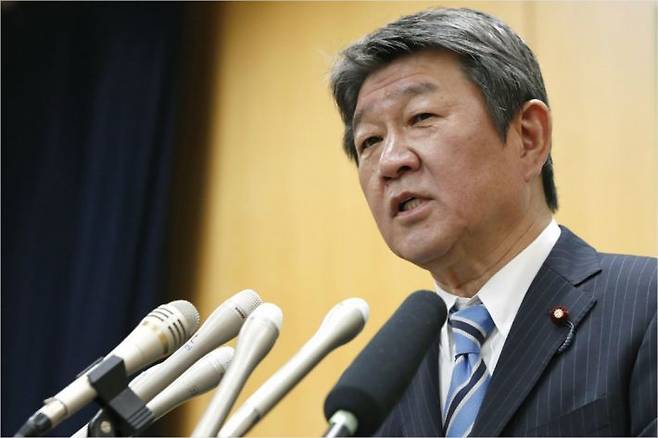 모테기 도시미쓰(茂木敏充) 일본 외무상(사진=교도/연합뉴스)