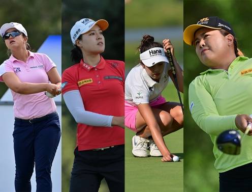 2020년 LPGA 투어 게인브리지 LPGA에 출전한 김세영, 전인지, 노예림, 박인비 프로. 사진제공=Gabe Roux/LPGA