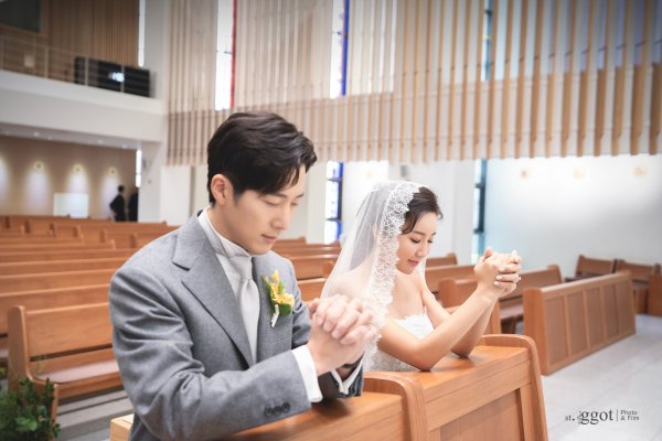 이완-이보미의 결혼식. 사진제공｜스토리제이컴퍼니