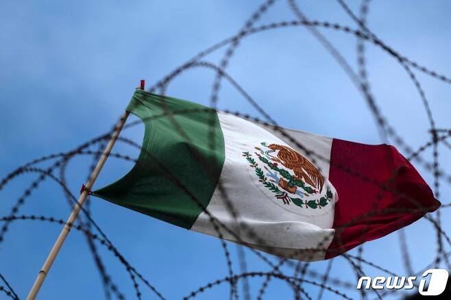 멕시코 국기. © AFP=뉴스1