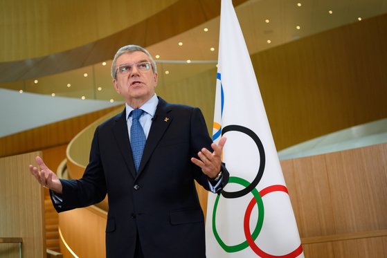 IOC와 도쿄 올림픽 조직 위원회는 대회 개최에 문제가 없다고 강하게 반박했다. 사진은 토마스 바흐 IOC 위원장. 연합뉴스 제공