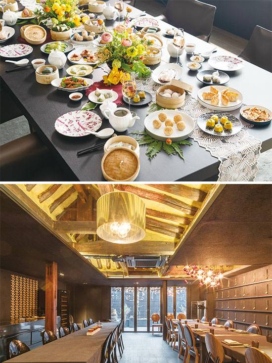 특급호텔 펜트하우스에서는 소수 VIP만 모임을 가지거나 명품 브랜드가 신제품을 선보이는 행사를 소규모로 열기도 한다. 사진은 JW메리어트호텔서울의 ‘럭셔리 딤섬 엣 더 펜트하우스’(좌), 점심과 저녁에 한 팀씩만 받는 서울 종로의 원테이블 한식당 ‘가가’(우). <최영재 기자>