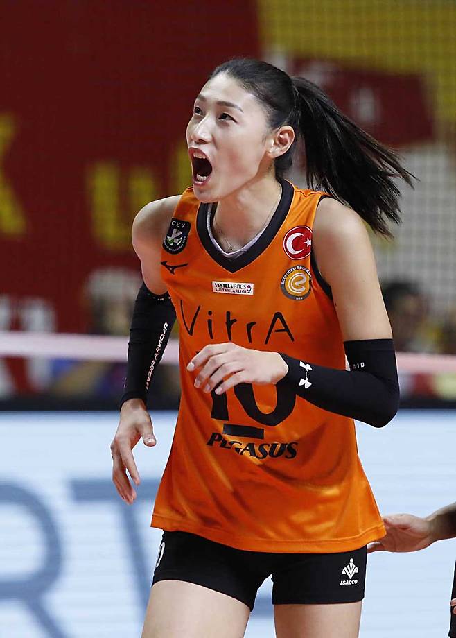 ▲ 김연경 ⓒ 엑자시바쉬 홈페이지