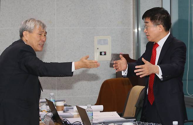 미래한국당 공관위 회의 모습, 사진=연합뉴스