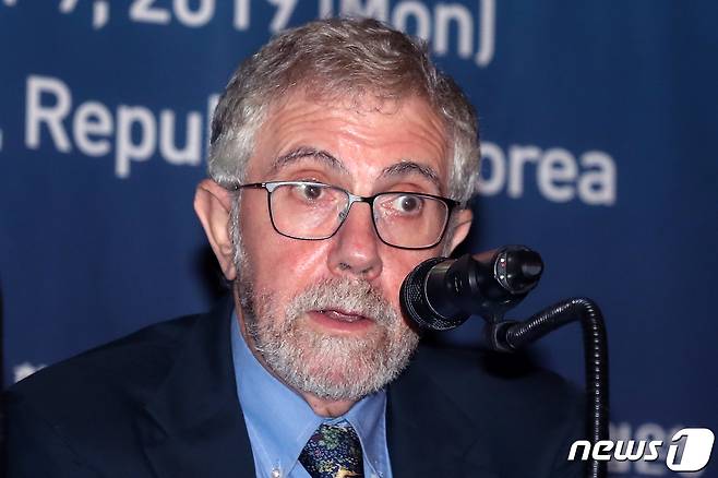 2008년 노벨경제학상 수상자 폴 크루그먼(Paul Krugman) 뉴욕시립대 교수 2019.9.9/뉴스1 © News1 민경석 기자
