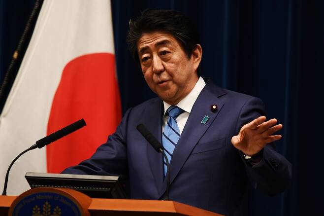 아베신조 일본 총리./사진=AFP