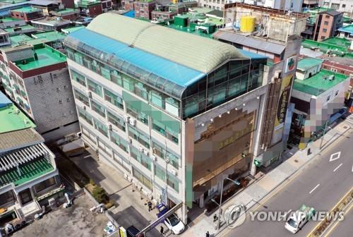 동일집단격리된 부천하나요양병원 [연합뉴스 자료사진]