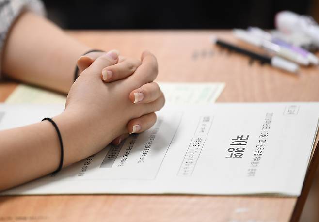 2019년 마지막으로 치러진 수능 모의고사 ‘전국연합학력평가’. 연합뉴스
