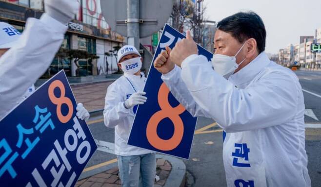 4·15 총선 전북 군산 지역구에 무소속으로 출마한 김관영 전 바른미래당 원내대표가 “당선 후에 더불어민주당으로 복당할 것”이라고 재차 밝혔다. /사진=김관영 후보 SNS