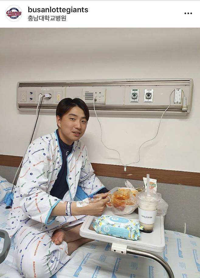 롯데 이승헌. 롯데 자이언츠 인스타그램 캡처