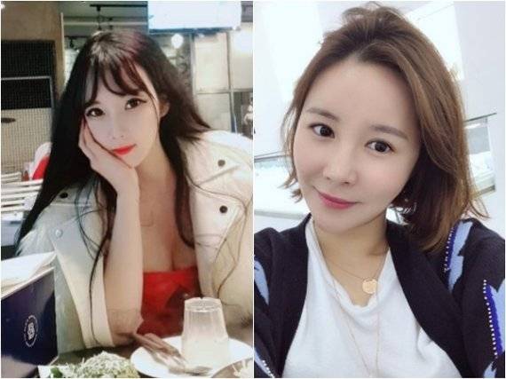 BJ 한미모(왼쪽)와 배우 변수미씨(오른쪽)