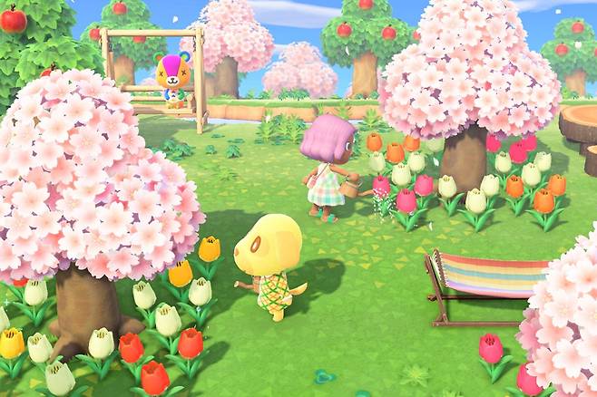 <모여봐요 동물의 숲>은 현재 기기를 구하기 어렵다.