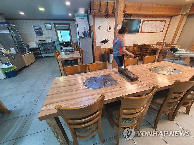 한적한 최전방 마을식당 [연합뉴스 자료사진]