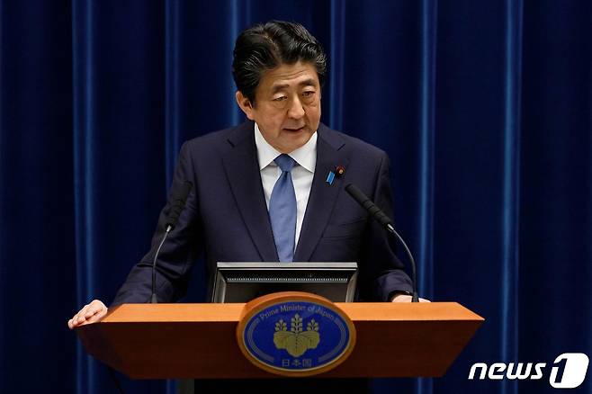 아베 신조 일본 총리. © AFP=뉴스1 © News1 우동명 기자