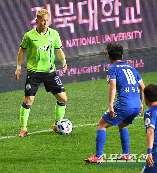 2020 K리그1 개막전 전북 현대와 수원 삼성의 경기가 8일 전주월드컵경기장에서 열렸다. 전북 쿠니모토. 전주=박재만 기자 pjm@sportschosun.com/2020.05.08/