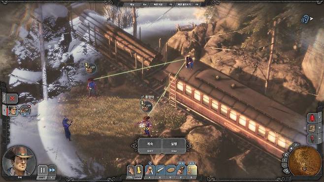 데스페라도스3 퀵액션 화면