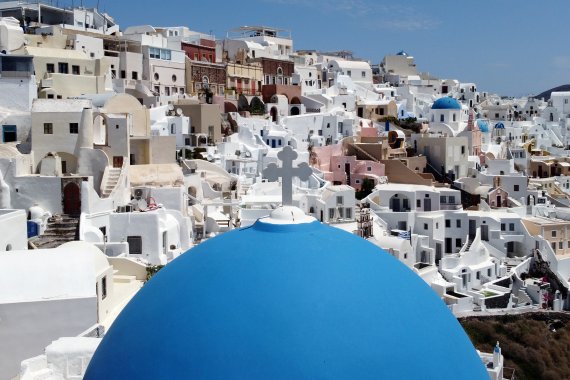그리스의 세계적 관광지 산토리니섬. 로이터뉴스1
