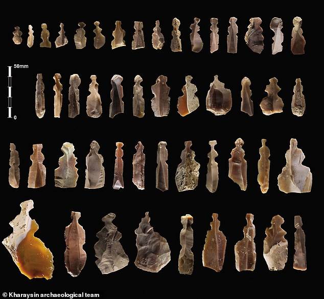 죽은자 추모…요르단서 1만 년 전 ‘인간모양 석기’ 대거 발견