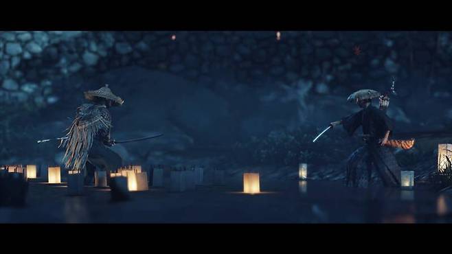 화면 연출이 사무라이 영화를 보는 듯 하다.