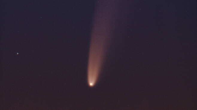 네오와이즈 혜성. 7월 6일 미국 애리조나 페이슨에서 촬영
