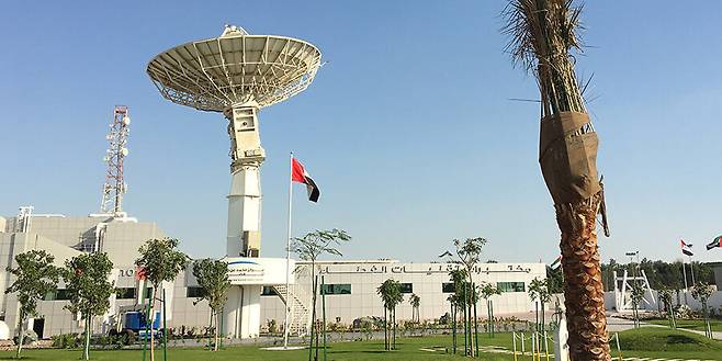 두바이에 있는 무함마드 빈 라시드 우주센터 전경.