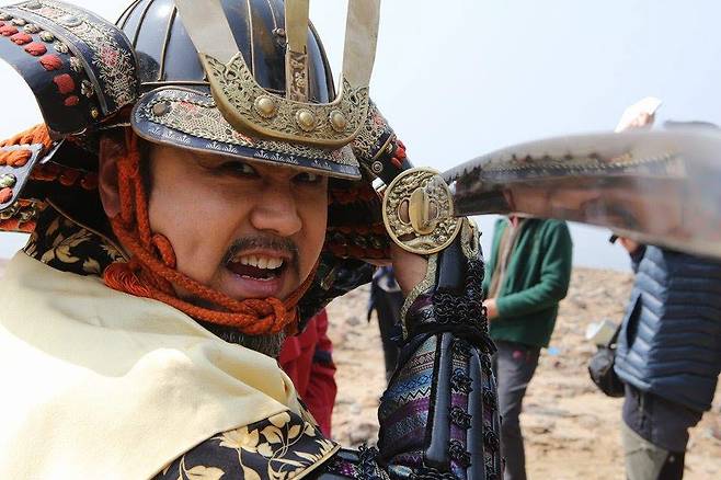 2015년 KBS 대하드라마 징비록 당시 이광기. (사진=이광기 트위터 발췌)