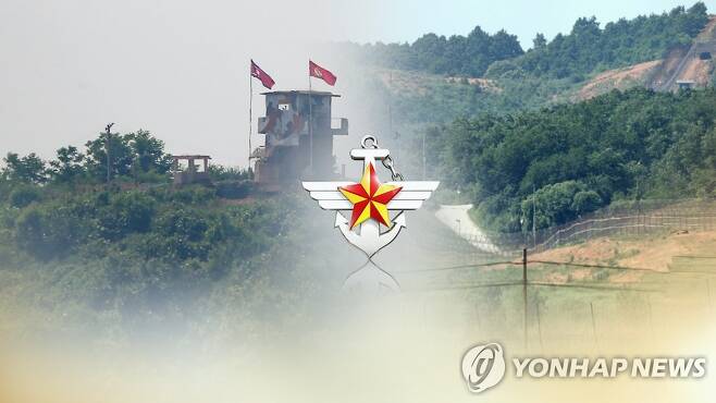 군 당국 "북한 월북 보도, 일부 인원 특정해 확인 중"(CG) [연합뉴스TV 제공]