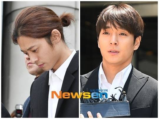 왼쪽부터 정준영, 최종훈