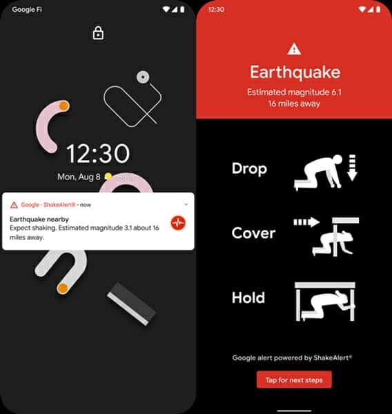 구글이 사용자 스마트폰 정보를 활용해 지진감시 시스템을 구축했다. (사진=구글)