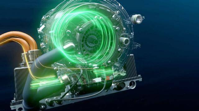 전기차 경주 대회 '포뮬러E '에 출전하는 레이싱카에 장착된 전기모터 회생제동 시스템 이미지. BMW 제공