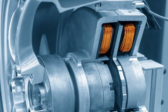 회생제동 시스템이 장착된 전기차용 전기모터 단면. 게티이미지뱅크 제공
