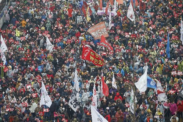 지난 2016년 11월 26일 범국민행동 집회 모습. /사진공동취재단