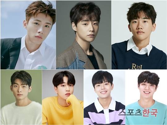 사진 설명= 서지훈, 노종현, 안지호 (윗줄, 왼쪽부터) 서영주,김윤우,정우진, 전진서(아랫줄, 왼쪽부터)