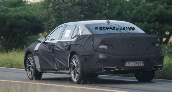 제네시스 신형 'G90 풀체인지' 테스트뮬 (출처 ː 더 팰리세이드 순수오너클럽)