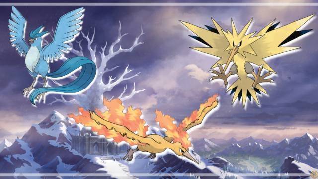 ▲1세대에 등장한 (왼쪽부터) '프리저', '파이어', '썬더'.