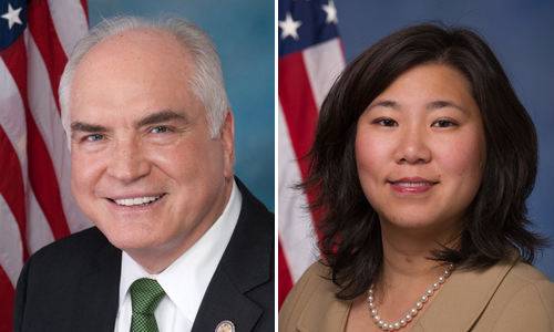 마이크 켈리(왼쪽), 그레이스 맹