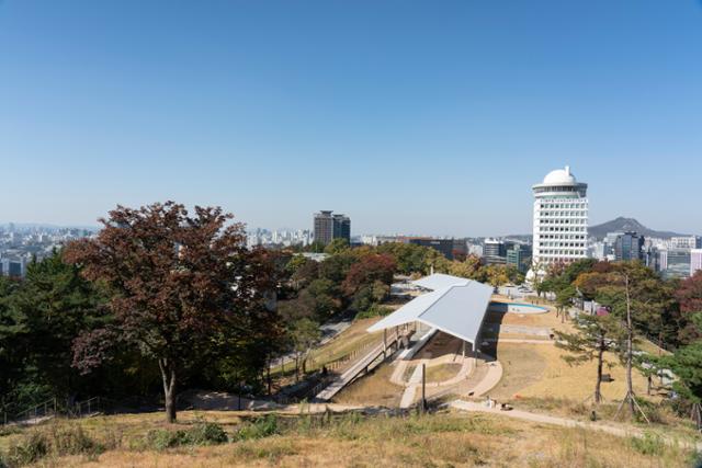 12일부터 시민에 공개된 서울 남산 '한양도성 유적전시관' 전경. 서울시 제공