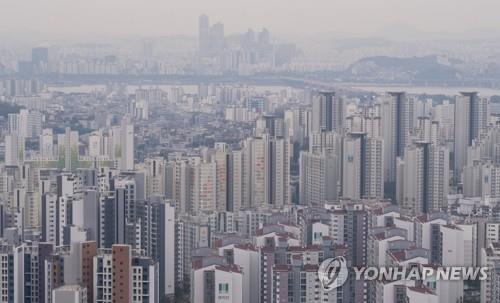 서울 서대문구와 마포구 일대의 아파트 [연합뉴스 자료사진]