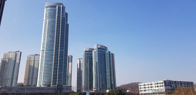 천안 내 최고가에 거래된 불당동 주상복합 아파트/사진=조한송 기자