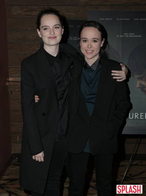 엘렌 페이지와 아내 엠마 포트너