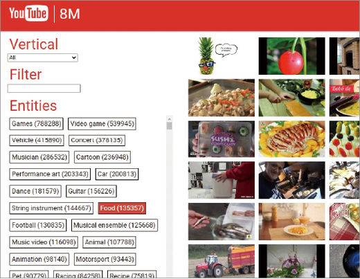 유튜브-8M 데이터 세트