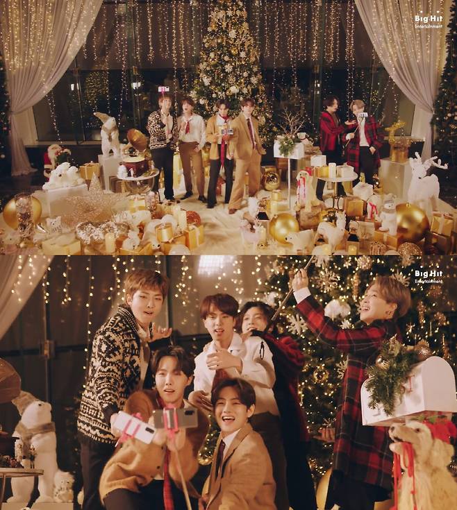 BTS announces Dynamite The Holiday remix Pans are rewarding hotGroup BTS has released a special remix version of the digital single Dynamite.Thats the Holiday Remix, which has a warm atmosphere.BTS released the version of The Holiday remix version of Dynamite at 2 pm on November 11 and released a special video of the members singing Dynamite in the space decorated with the feeling of party at the end of the year.Dynamite, released on August 21, is a historic song that topped the United States of America Billboards main single chart Hot 100.As a Korean singer, he was the first to go straight to the Hot 100 in the first week of release and won first place three times, including keeping the top for two consecutive weeks.Dynamite also ranked #10 on the Hot 100 on the latest chart (September 12) to show off its still-popular popularity.Big Hit Entertainment announced the release of the Dynamite The Holiday remix version through the fan community platform Weverse, saying, Dynamite has achieved numerous achievements in 2020 with your fans affection and support.I prepared a remix version of Dynamite to repay the fans who loved BTS. The Dynamite The Holiday remix version adds a cheerful and warm aura to suit the year-end and New Year holidays, taking advantage of the original versions light and exciting atmosphere.The Special video featured a BTS singing Dynamite in a space full of large Christmas trees and gifts.The members sang with a clear expression, shot it directly on their cell phones, created various scenes, and added fun to add the effect of mid-screen division.The year-end atmosphere and the charm of the free-spirited BTS are combined to give fans around the world a pleasure.