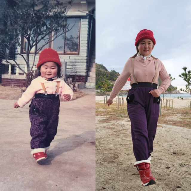 Park Na-rae took to his Instagram on The 11th to say, My body is almost the same, my face is almost still... Im sorry young me. . I posted a picture with the post.  In the photos released, park Na-rae was captured by The Metagorphosis as a child.  Park Na-raes cute red vinnie, boots and suspenders are equally recreated.  Then theres the self-dis, who apologizes to himself as a child.  Park Na-rae seems to have this way for the concept of the JTBC entertainment program GamsungCamping, which is broadcast on this day.한편, 이날 방송되는 JTBC 갬성캠핑 에서는 새로운 캠핑 친구로 훈남 배우 Kwak Si-yang이 출연한다.  Kwak Si-yang은 이날 수준급 요리실력을 공개할 예정이라 기대를 모은다.