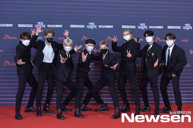 The 2020 KBS Music Festival photowall event was held in the aftermath of COVID-19 at the Seoul Yeondeungpo District Yeouedo KBS Hall on the afternoon of December 18.Stray Kids attended the day.Photo courtesy of KBS