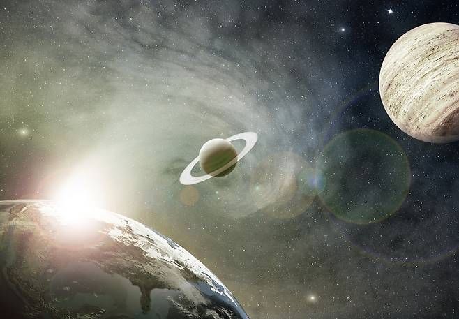 400년만의 목성-토성 대접근…정확한 시간은?(사진=123rf)