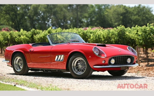 1961 Ferrari 250 GT SWB California Spider Sold by Gooding & Co for $16,830,000 (약 184억5648만 원)